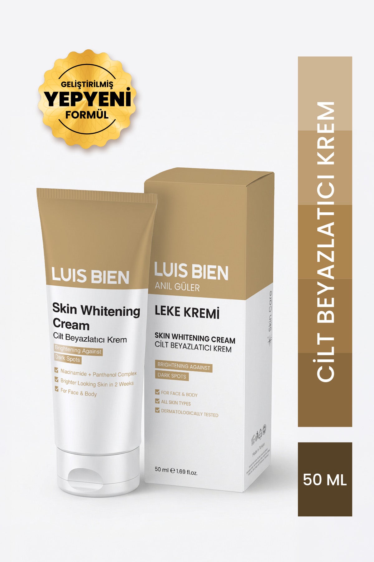 Cilt Beyazlatıcı Krem - Luis Bien