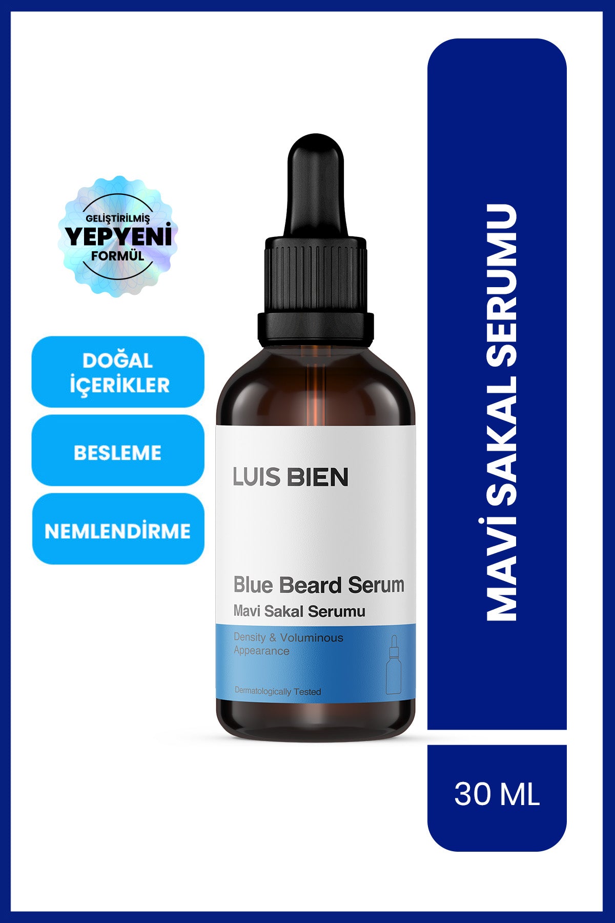 Mavi Sakal Bakım Serumu 30 ml - Luis Bien