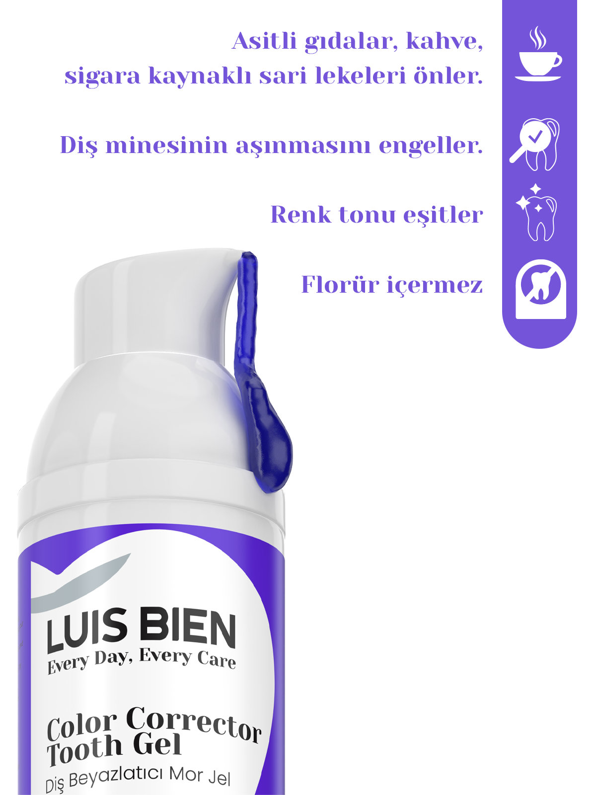 Renk Düzeltici Diş Jeli - LuisBienWeb