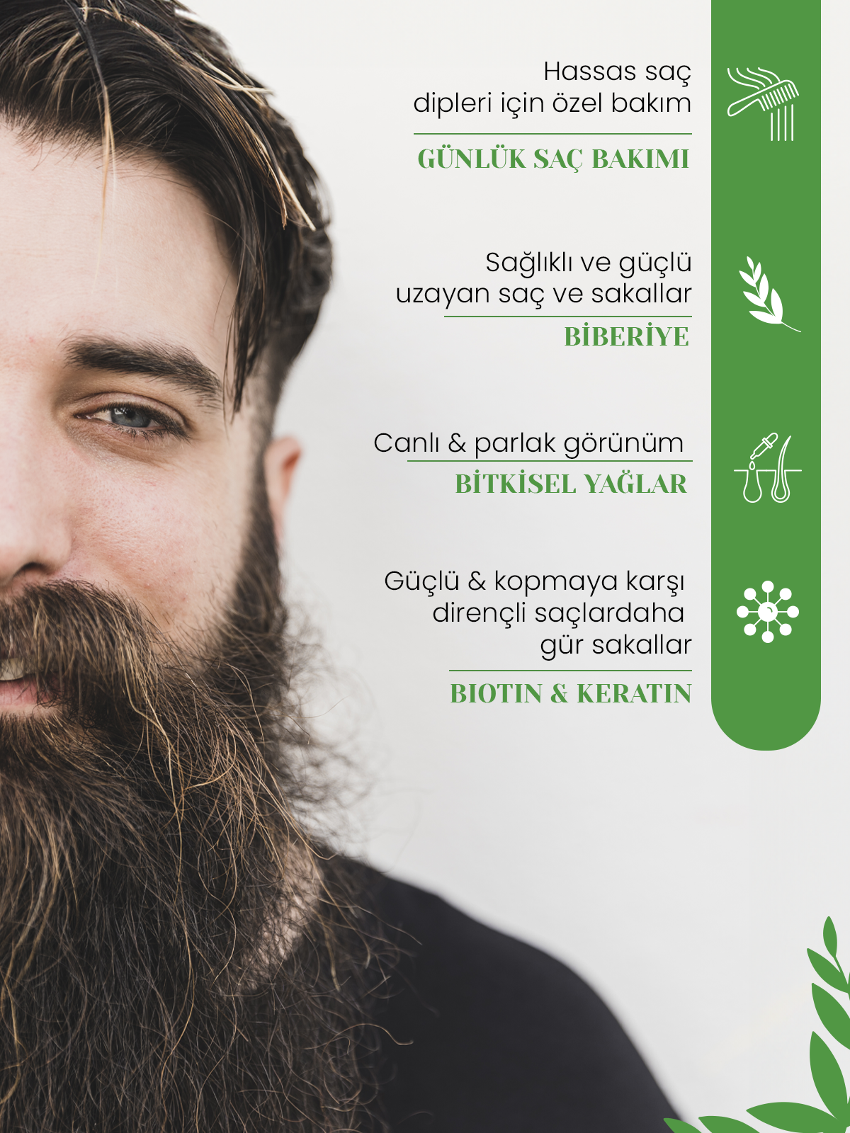 Biberiye İçerikli Saç Uzatma Yağı - LuisBienWeb