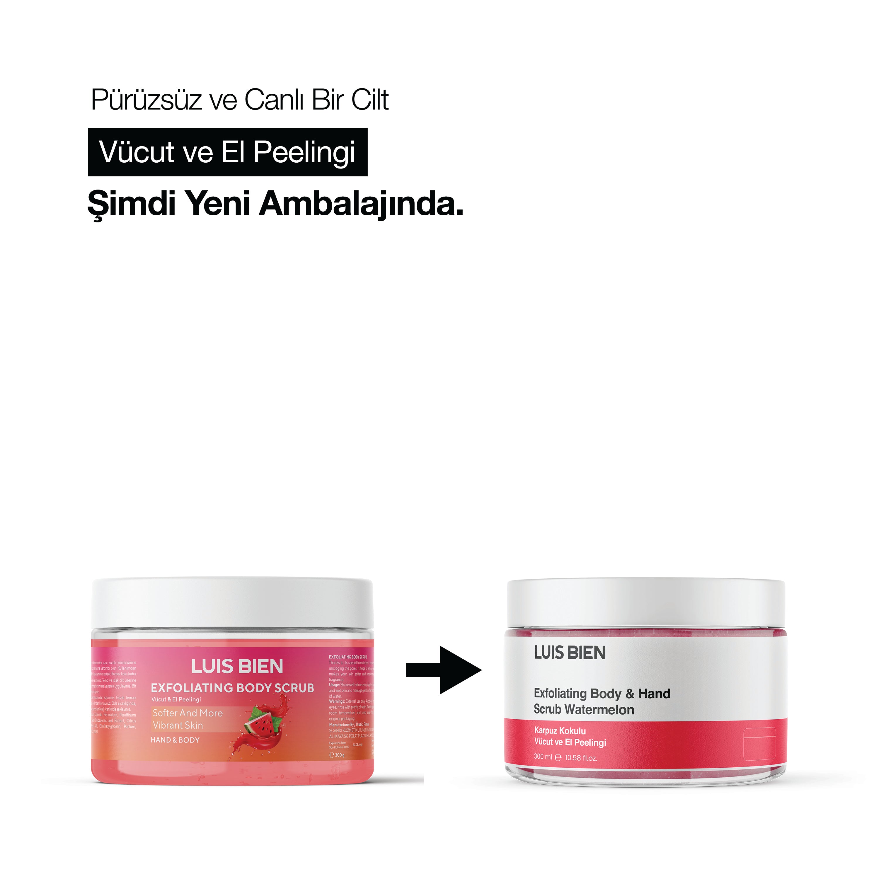 Karpuz Kokulu Vücut ve El Peelingi - Luis Bien