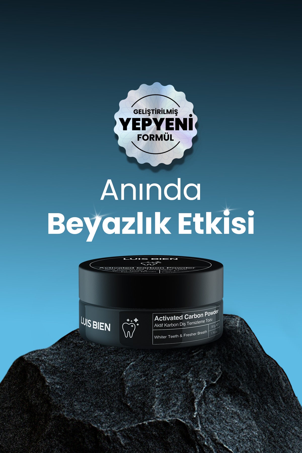 Aktif Karbon Diş Temizleme Tozu - Luis Bien 