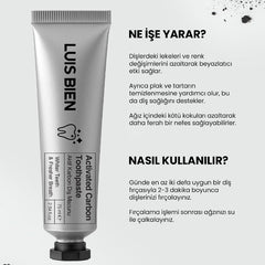 Siyah Diş Macunu - Aktif Karbon Diş Macunu