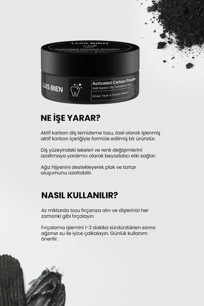 Diş Beyazlatıcı Set + Bambu Diş Fırçası - Luis Bien 