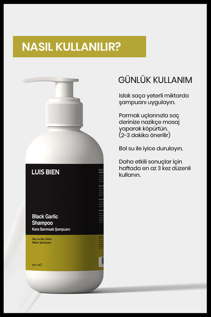 Siyah Sarımsak Şampuanı- Kara Sarımsak Şampuanı