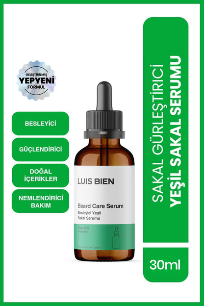 Luis Bien Sakal Güçlendirici Set (Yeşil Serum + Dermaroller) - Luis Bien 