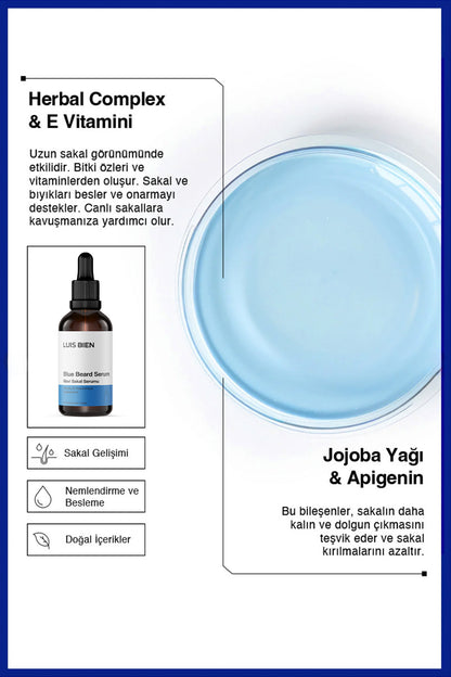 Mavi Sakal Bakım Serumu 30 ml - Luis Bien 