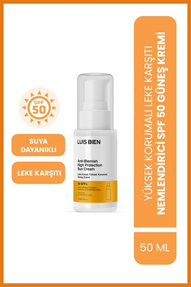 Yüksek Korumalı Güneş Kremi SPF 50+