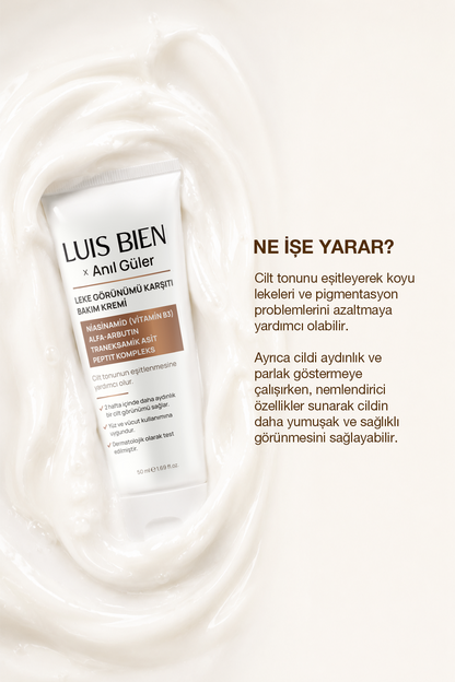 Luis Bien Anıl Güler Leke Karşıtı Aydınlatıcı Bakım Kremi 50 ml Niasinamid - Luis Bien 