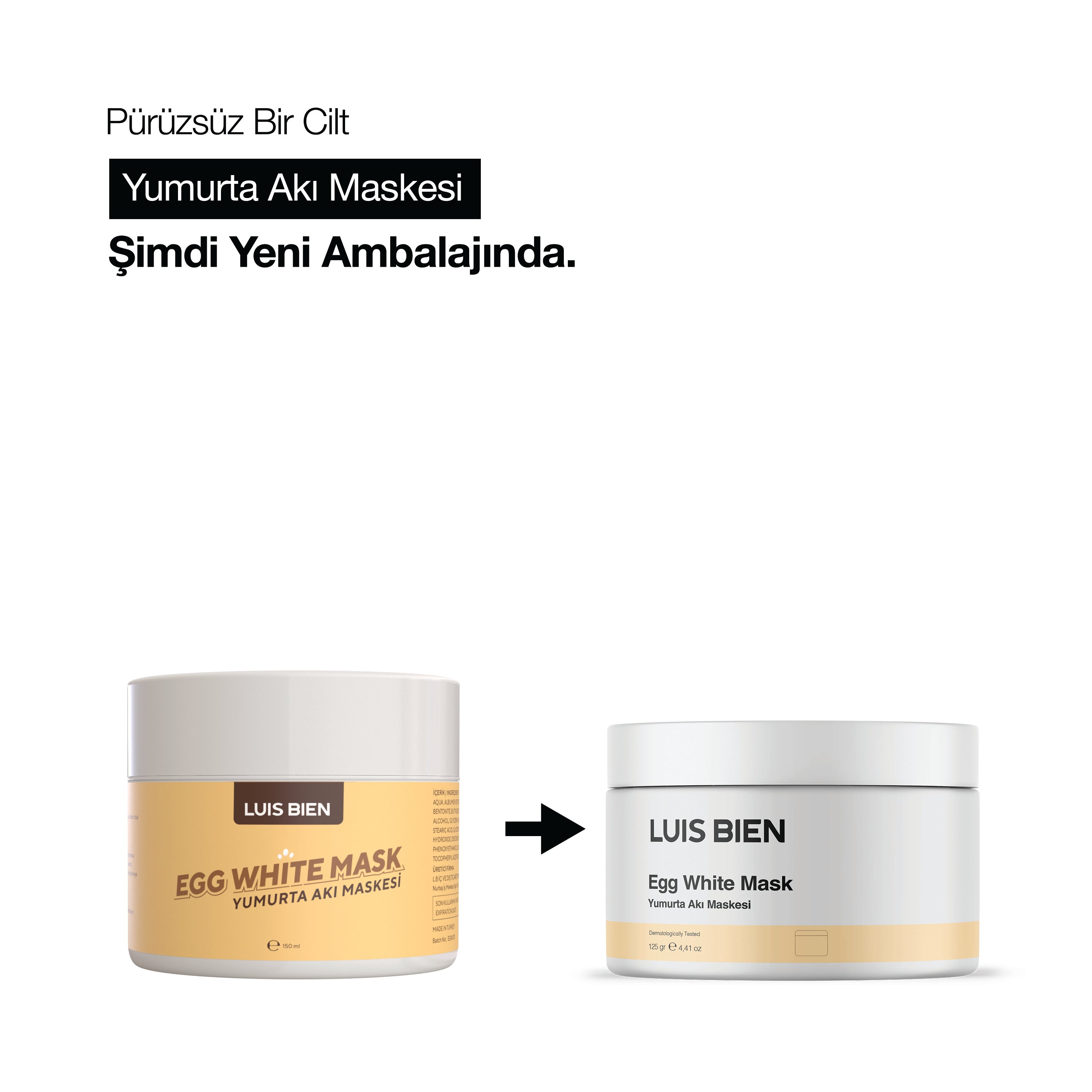 Egg White Pore Gözenek Maskesi - Luis Bien 
