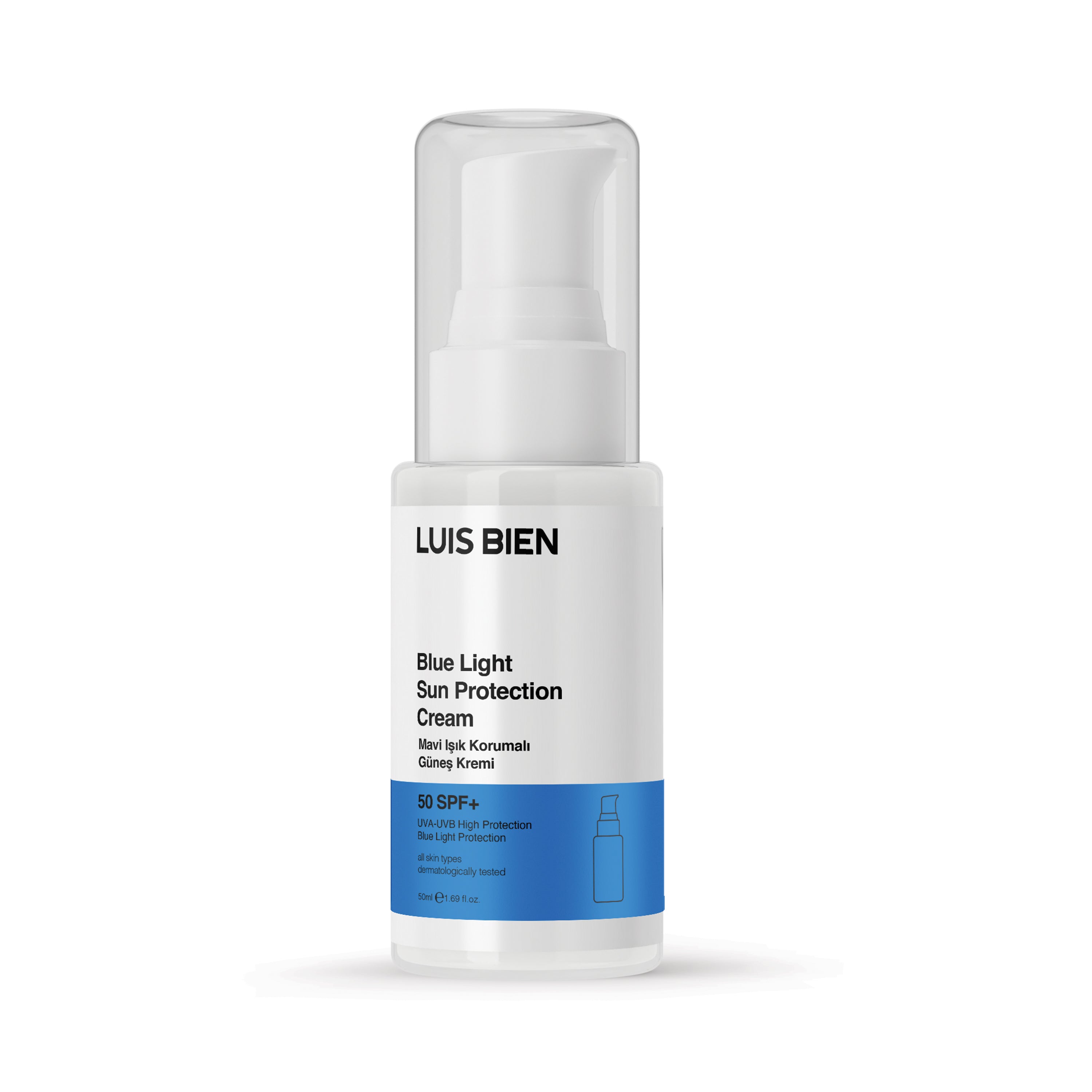 Mavi Işık Korumalı Güneş Kremi SPF 50+ - Luis Bien 