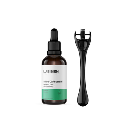 Luis Bien Sakal Güçlendirici Set (Yeşil Serum + Dermaroller)