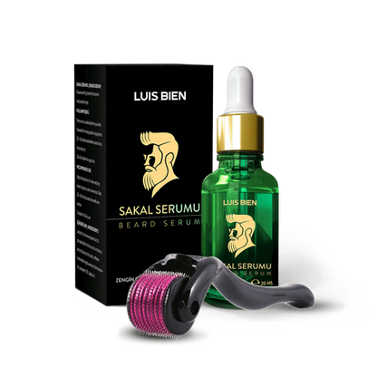 Luis Bien Sakal Güçlendirici Set (Yeşil Serum + Dermaroller) - LuisBienWeb