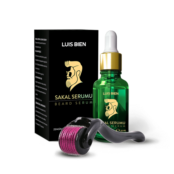 Luis Bien Sakal Güçlendirici Set (Yeşil Serum + Dermaroller) - LuisBienWeb